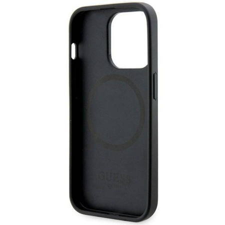 Guess GUHMP14XHGCFSEK iPhone 14 Pro Max 6.7&quot; schwarz/schwarz Hardcase GCube Stripes MagSafe