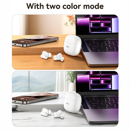 Yesido Słuchawki Bluetooth TWS28 ANC+ENC białe