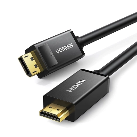 Ugreen kabel przewód HDMI - DisplayPort 4K 30 Hz 32 AWG 3 m czarny (DP101 10203)