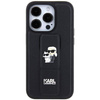 Karl Lagerfeld nakładka do iPhone 14 Pro 6,1&quot; KLHCP14LGSAKCPK HC GRIPSTAND SAFFIANO KC PINS czarna