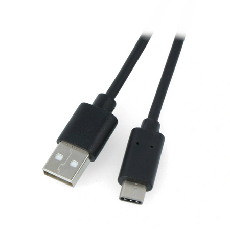 Kabel Economy 2A 1m USB - USB-C czarny