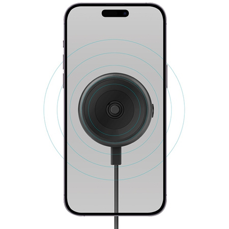 ENERGEA uniwersalny uchwyt indukcyjnyAirLock na kokpit/do kratki czarny/black