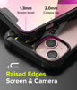 Ringke Fusion X Design etui pancerny pokrowiec z ramką iPhone 13 mini czarny (Ticket band) (FXD540E43)