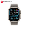 Pasek do Apple Watch Forcell F-Design FA11 zatrzask stal 38 / 40 / 41 mm srebrny