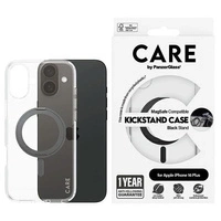 CARE by PanzerGlass Feature Kickstand Case iPhone 16 Plus 6.7" black/black MagSafe 1323
