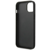 Original Handyhülle IPHONE 14 PLUS Karl Lagerfeld Hardcase Monogram Stripe (KLHCP14MPGKLSKG) grau