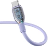 Baseus Pudding 100W USB-A - USB-C Kabel 2m - Lila