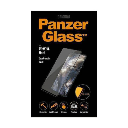 Tempered Glass 5D ONEPLUS NORD PanzerGlass E2E Super+ Case Friendly black