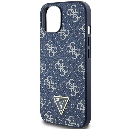 Oryginalne Etui GUESS hardcase 4G Triangle Metal Logo GUHCP15MPG4GPB do Iphone 14 Plus/ 15 Plus niebieski