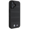 Original Handyhülle IPHONE 16 BMW Hardcase M Perforated & Stitched Line MagSafe (BMHMP16S23PUSPK) schwarz