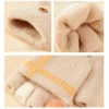 Women's/children's winter telephone gloves - blue