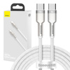 Baseus Cafule Series Metal Data Cable Type-C to Type-C 100W 2m White