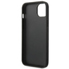 Original Handyhülle IPHONE 14 PLUS Karl Lagerfeld Hardcase Monogram Stripe (KLHCP14MPGKLSKW) braun