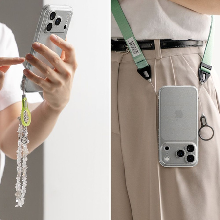 RINGKE AIR IPHONE 17 PRO GLITTER CLEAR