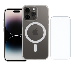 Etui do iPhone 14 Pro Magsafe + Szkło