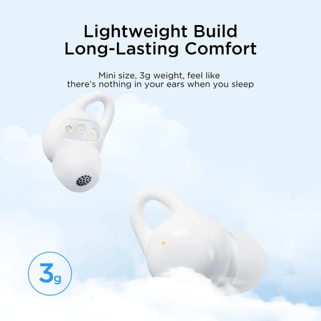 TWS Joyroom JR-TS2 Cozydots Series wireless headphones with active noise reduction, Bluetooth 5.3 - white