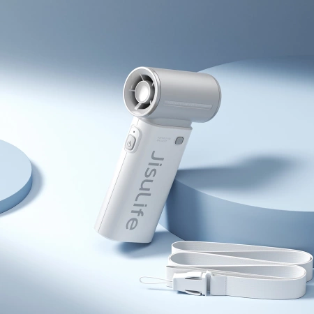 Jisulife Handventilator Life9 5000mAh Tragbarer USB-Ventilator - Grau