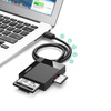 Ugreen czytnik kart pamięci USB 3.0 SD / micro SD / CF / MS czarny (30231)