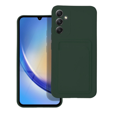 Futerał CARD CASE do SAMSUNG A34 5G zielony