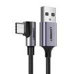 Angular USB-C cable UGREEN US284, 3A , 3m (black)