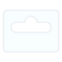 Euro pendant 35mm x 47mm with rubber glue 1000 pcs/roll (0.35 foil)