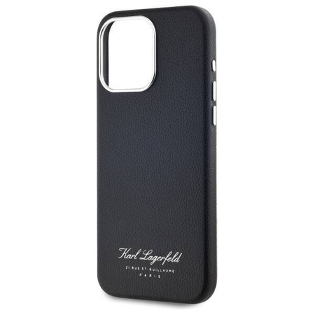Etui Karl Lagerfeld Hotel RSG na iPhone 15 Pro Max  - czarne