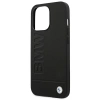 BMW Leather Stamp Case for iPhone 14 Pro - Black