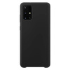 Silicone Case elastyczne silikonowe etui pokrowiec Samsung Galaxy A72 4G czarny