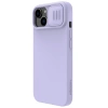 Nillkin CamShield Magnetische Silikonhülle iPhone 14 Plus Magnetische MagSafe-Kameraabdeckung Lila
