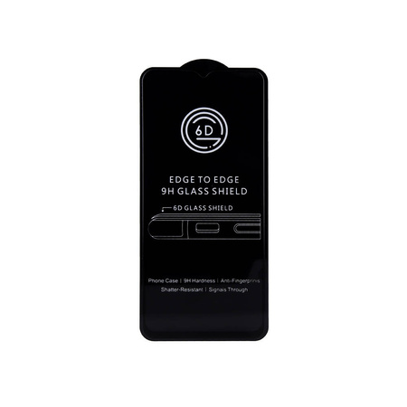 Szkło hartowane 6D do iPhone XR / 11 czarna ramka