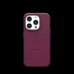 Etui UAG Civilian MagSafe do iPhone 15 Pro - purpurowe