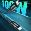 Ugreen US300 USB-C / USB-C 480 Mbit/s 5 A 2 m Kabel – Schwarz