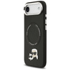 Karl Lagerfeld nakładka Magsafe PU case with Karl&Choupette heads pins logo and metal camera buttons do iPhone 17 Air czarna