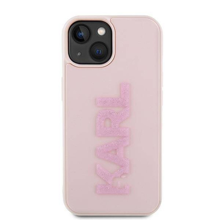 Karl Lagerfeld nakładka do iPhone 15 Plus 6,7" KLHCP15M3DMBKCP różowe HC 3D Logo Glitter