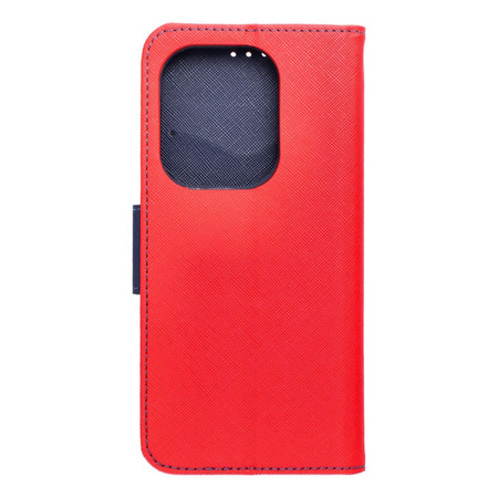 Kabura Fancy Book do  XIAOMI Redmi NOTE 13 PRO 4G czerwony / granatowy