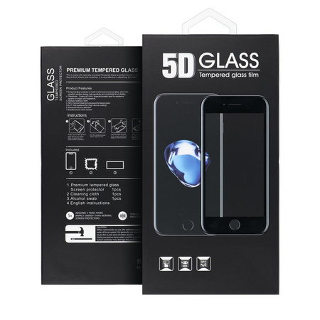 5D Full Glue Tempered Glass - do Xiaomi Redmi Note 13 4G czarny