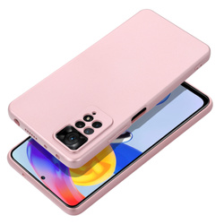 Futerał METALLIC do XIAOMI Redmi NOTE 14 PRO 4G różowy