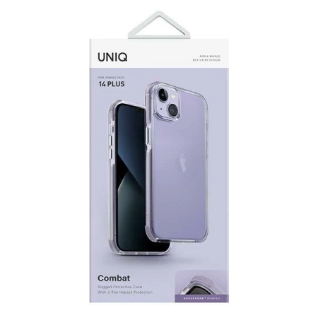 Etui Uniq Combat na iPhone 14 Plus - liliowe