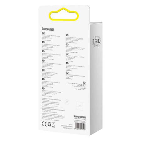 Baseus cable, USB Type C - Lightning 20W cable, 1.2 m long Jelly Liquid Silica Gel - black