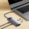 Stacja dokująca HUB Baseus Metal Gleam Series 4 w 1 USB Typ C - 4 x USB 3.2 Gen. 1 (WKWG070013)