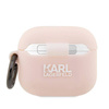 Karl Lagerfeld Silicone NFT Karl Head 3D - Etui AirPods 3 (różowy)