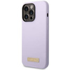 Guess GUHMP14LSBPLU iPhone 14 Pro 6,1" lila/lila Hartschale Silikon-Logoplatte MagSafe