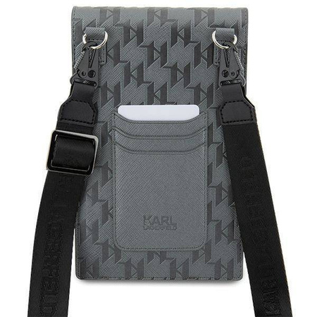 Sack Karl Lagerfeld Saffiano Monogram Choupette (KLWBSAKHPCG) silber