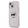 Karl Lagerfeld KLHCP13MHKLPCHP iPhone 13 6.1" różowy/pink hardcase IML Choupette Head & Monogram