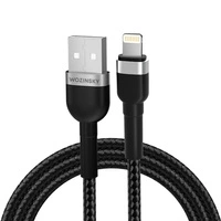 Wozinsky WNBAL1 USB-A / Lightning 2,4A Kabel 1 m - Schwarz