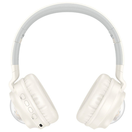 HOCO słuchawki bezprzewodowe nagłowne W50 białe
