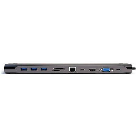 Podstawka pod laptopa HUB 4smarts 11w1   HDMI/VGA/2xUSB-C/3xUSB-A/RJ45/SD/MMC/MicroSD/TF/AUX