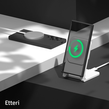 Nakładka Etteri Silicone Case do Samsung Galaxy S25 Ultra czarna