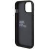 BMW BMHCP15S22PTDK iPhone 15 6,1" schwarz/schwarzer Lederstempel Tricolor