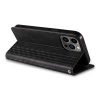 Magnet Strap Case Case for iPhone 14 Plus Flip Wallet Mini Lanyard Stand Black